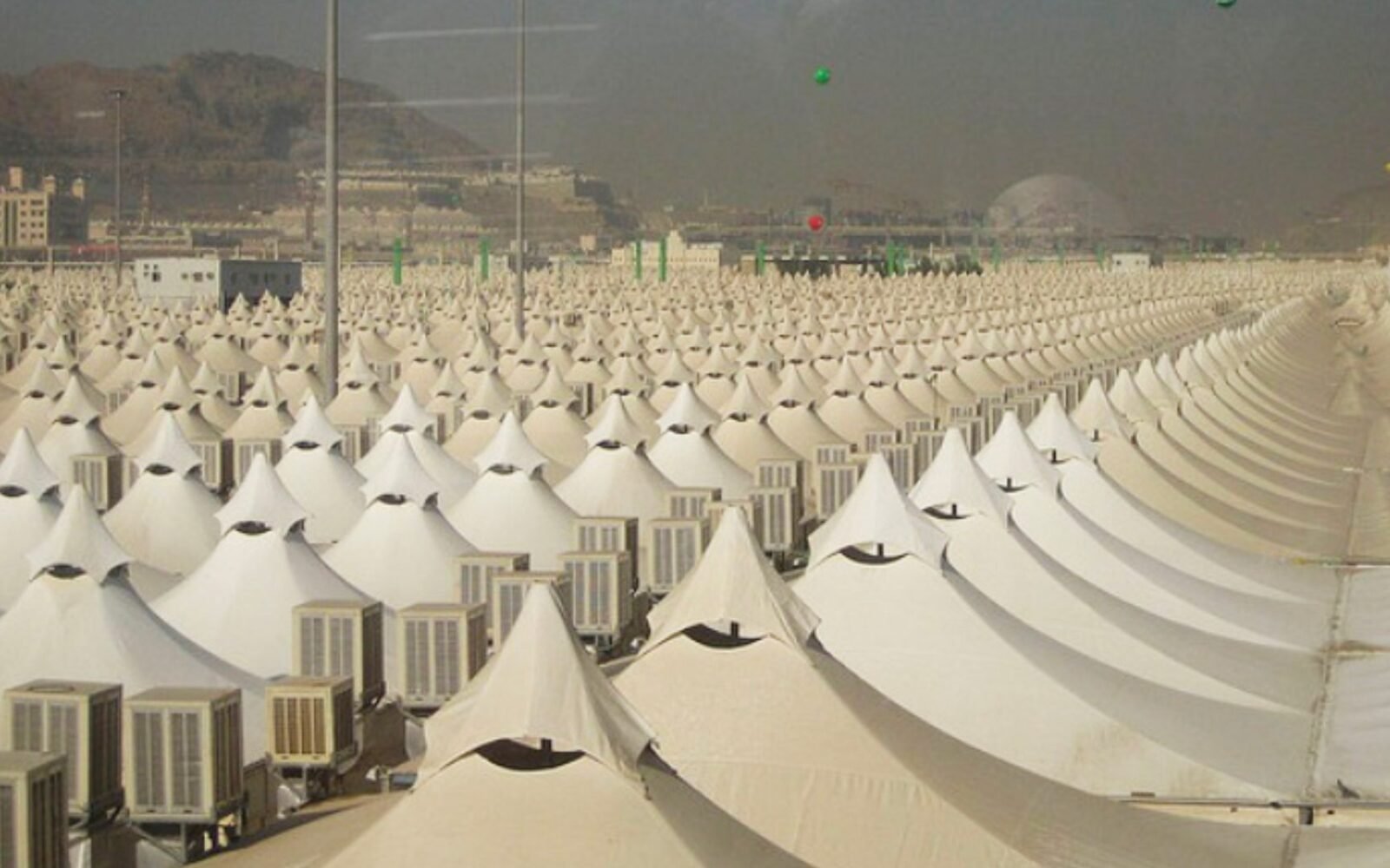 Tent city in Mina